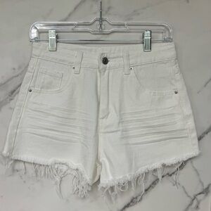 SHEIN White Jean Shorts (Brand New!)